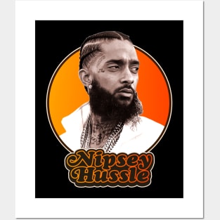 Retro Nipsey Hussle Tribute Posters and Art
